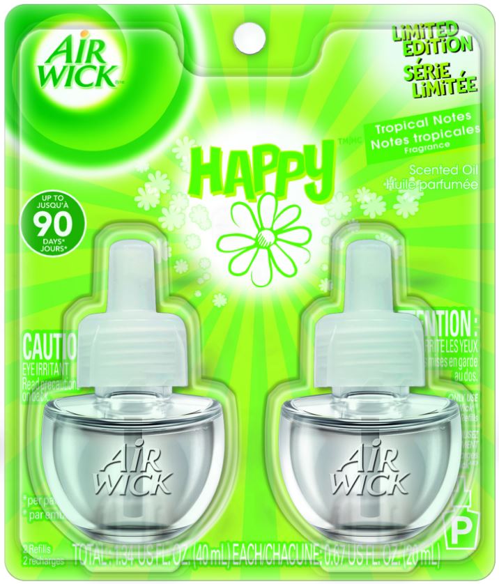 AIR WICK Scented Oil  Happy Tropical Notes Discontinued